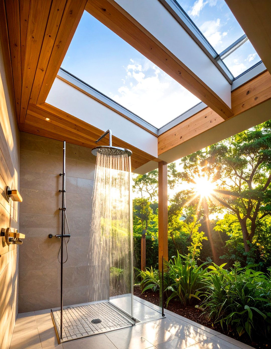 Skylight or Solar Tube - 20 Small Shower Ideas