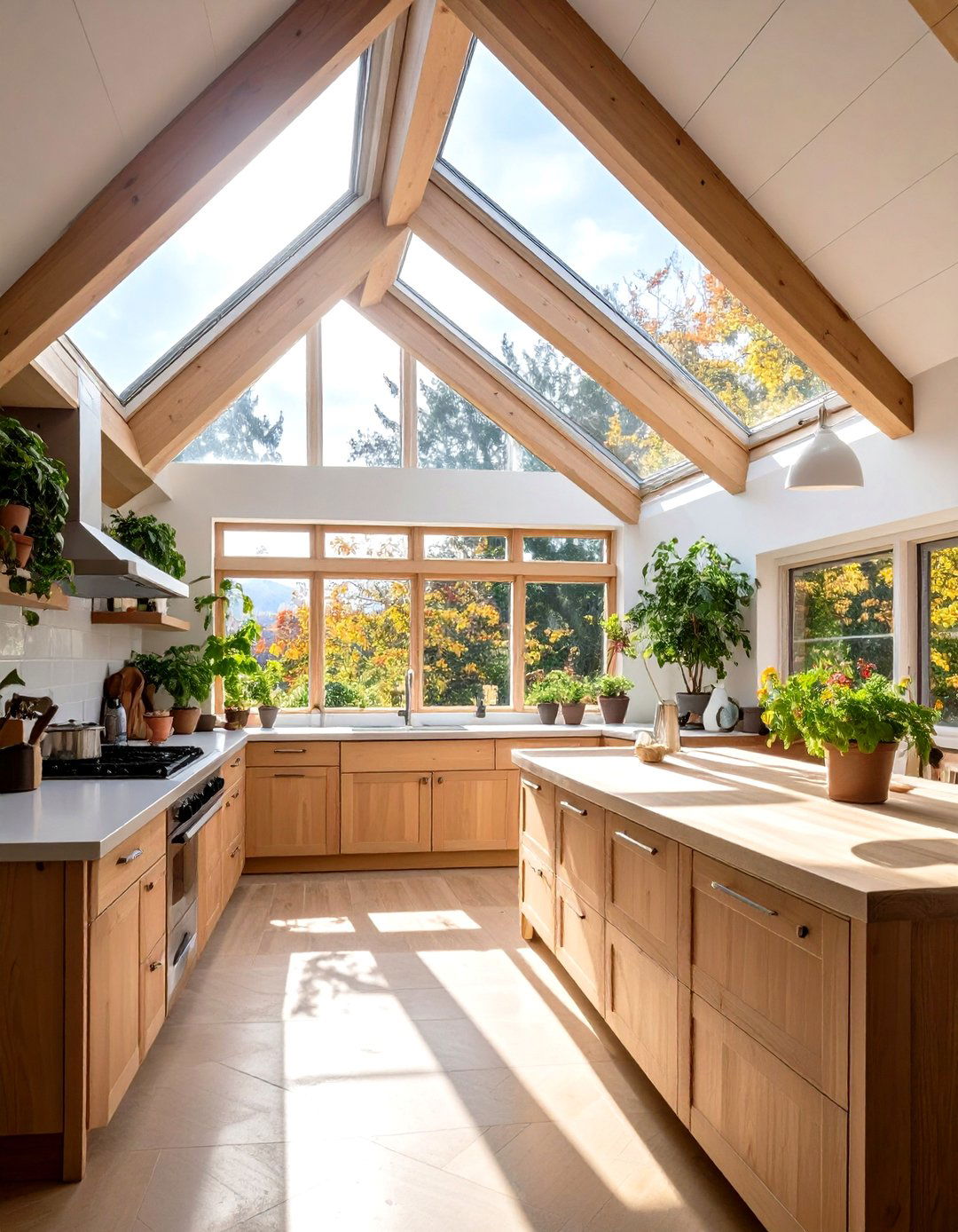 Skylights to Flood Natural Light - 20 Vaulted Ceiling Ideas