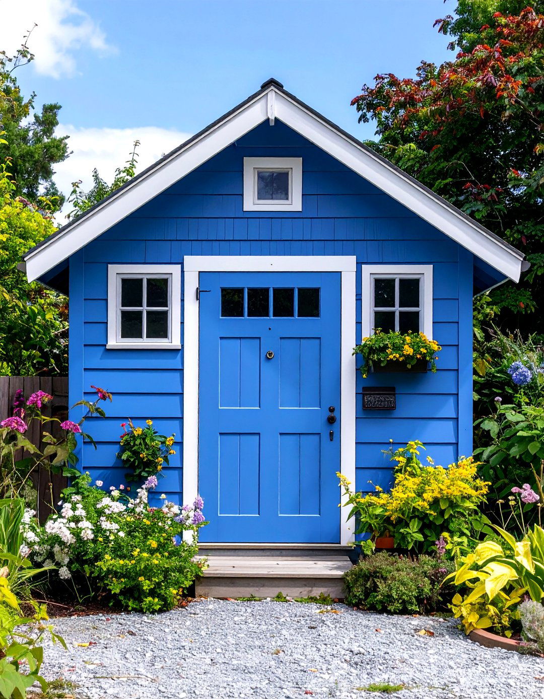 Slate Blue Blue Ground - 20 Shed Color Ideas