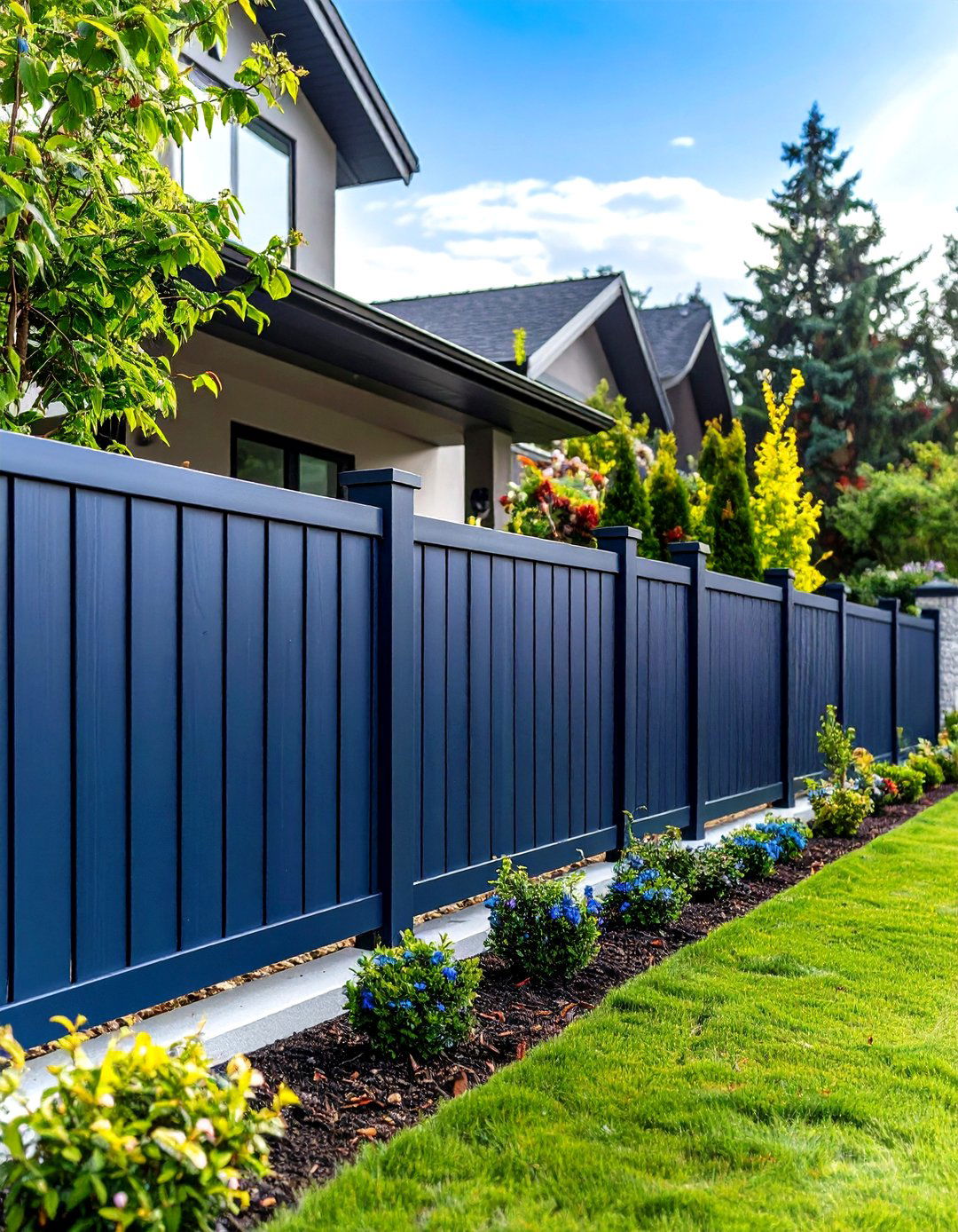 Slate Gray - 20 Vinyl Fence Colors