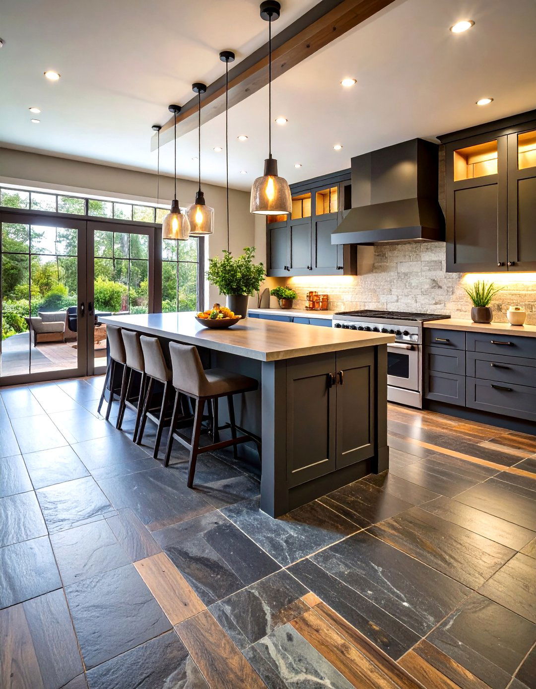 Slate Kitchen Floor Tiles - 20 Kitchen Floor Ideas