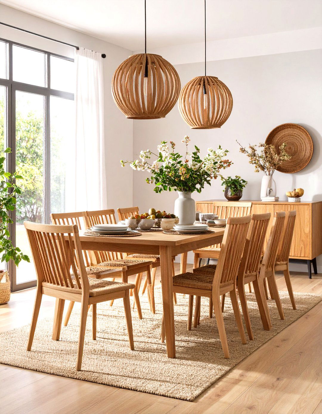 Slatted Furniture Elements Tie the Craftsman Dining Room Together - 20 Craftsman Dining Room Ideas