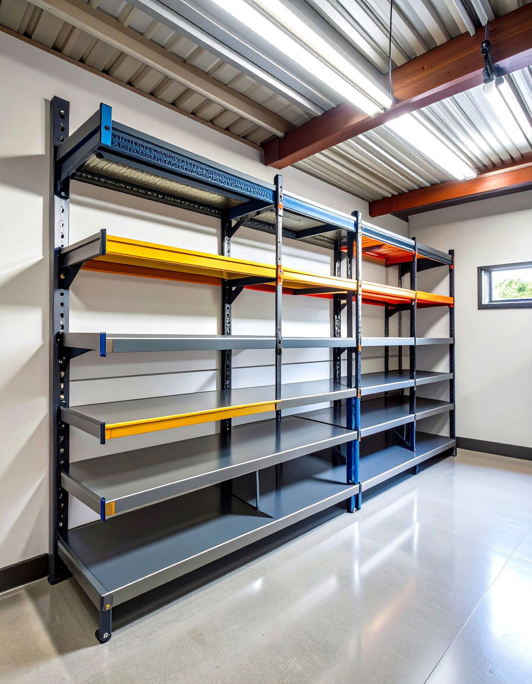 Slatwall Integrated Garage Shelving Boosts Capacity - 20 Garage Shelving Ideas