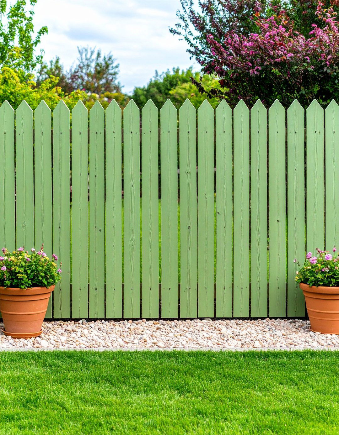 Sleek Charcoal Black Modernity - 20 Fence Painting Ideas