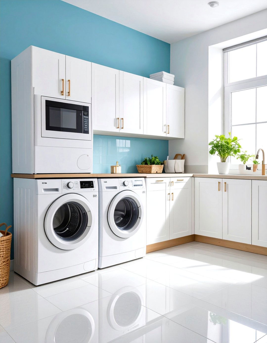 Sleek Minimalist Cabinetry - 20 Utility Room Ideas