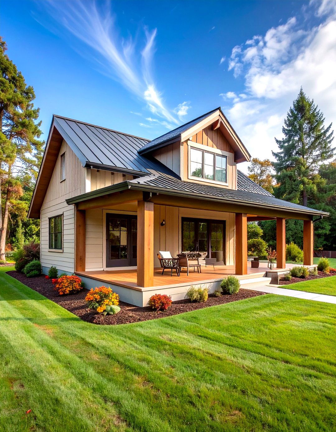 Sleek Shed Porch Roof - 20 Front Porch Roof Ideas