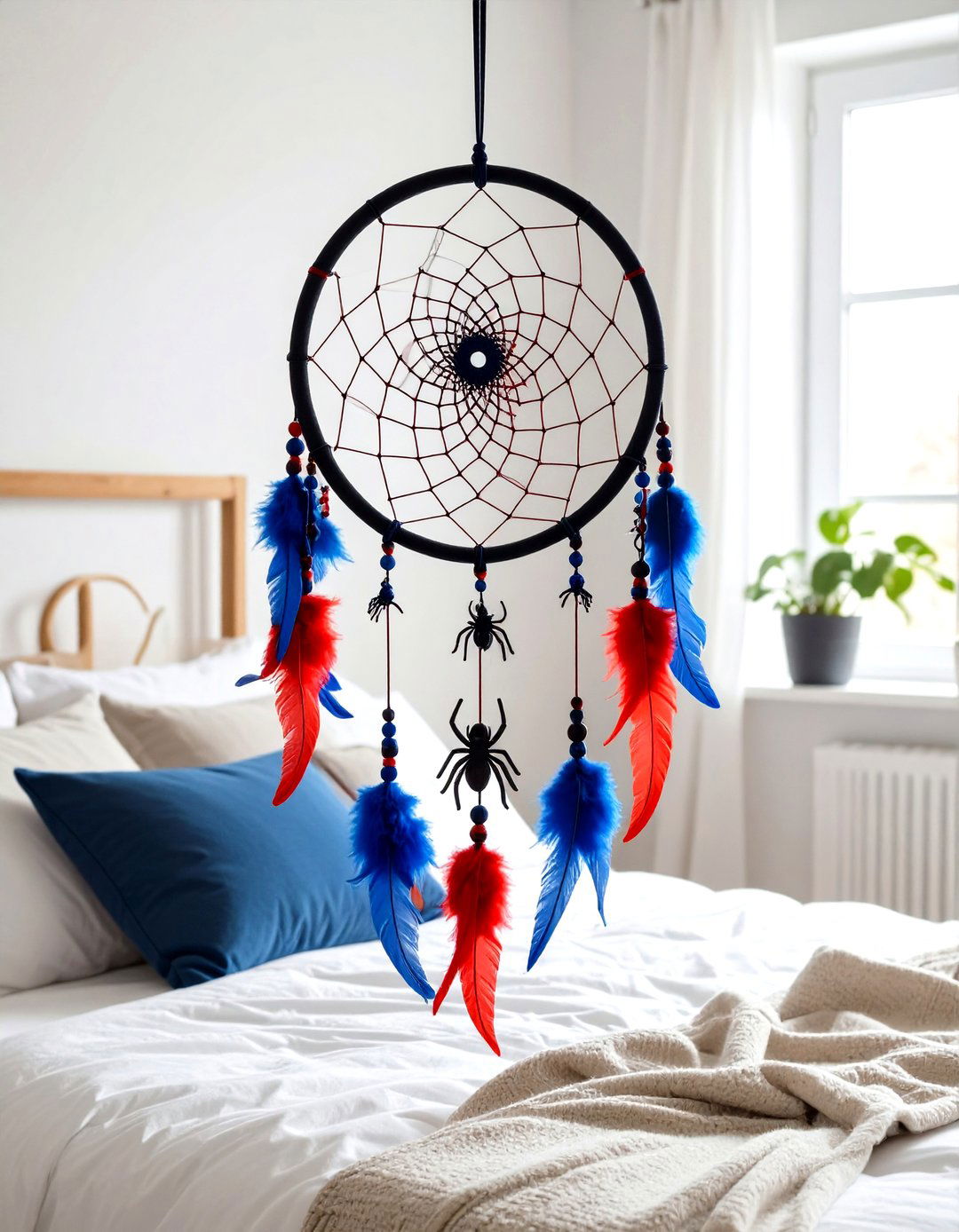 Sleep Tight with a Spider Man Dream Catcher - 20 Spiderman Room Decor Ideas