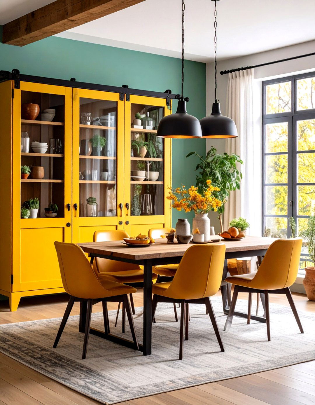 Sliding Barn Door Dining Room Hutch - 20 Dining Room Hutch Ideas