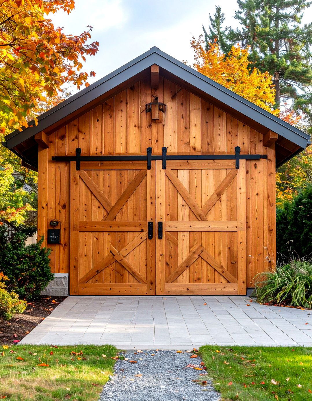 Sliding Barn Door Entry - 20 Small Mudroom Ideas
