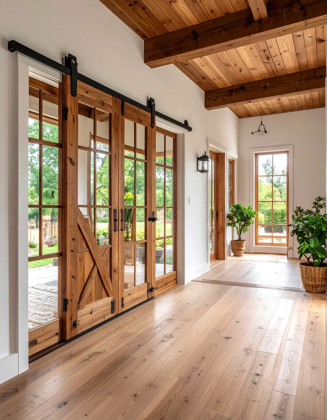 Sliding Barn Door Hallway Mirror - 20 hallway mirror ideas