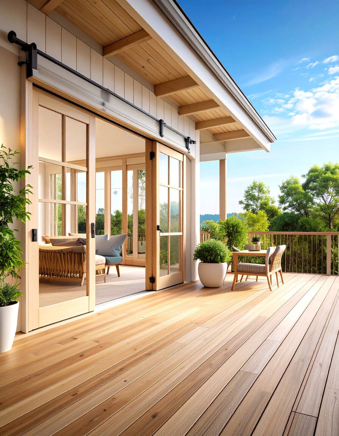 Sliding Deck Lattice Panels for Easy Storage Access - 20 Deck Lattice Ideas