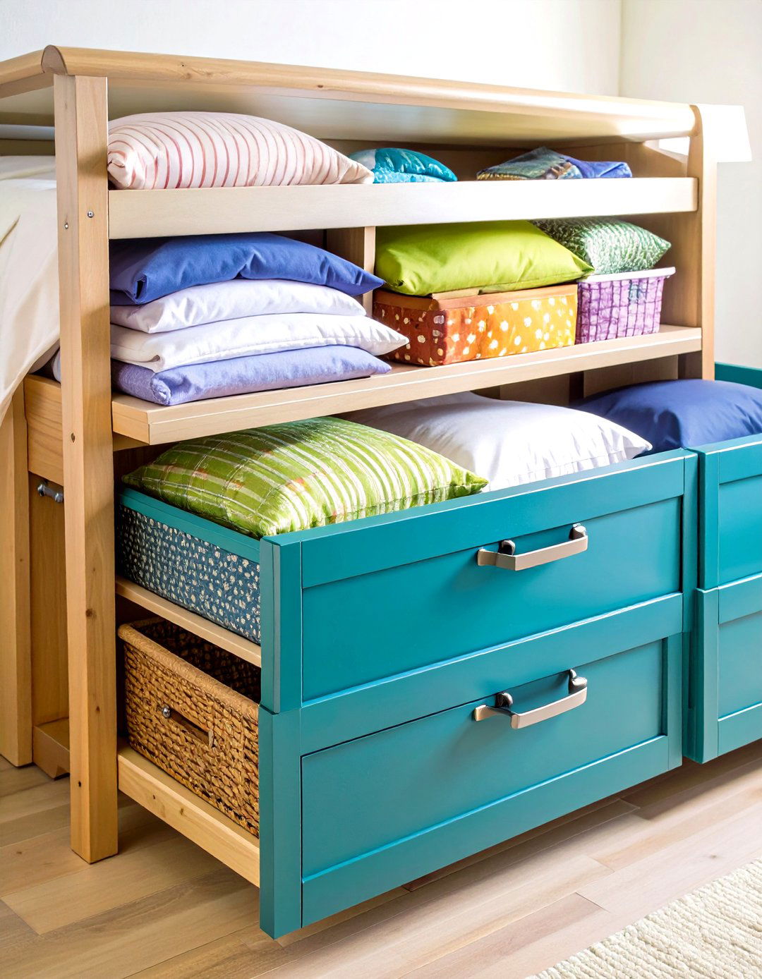 Sliding Mesh Racks for Bulky Knits - 20 sweater storage ideas