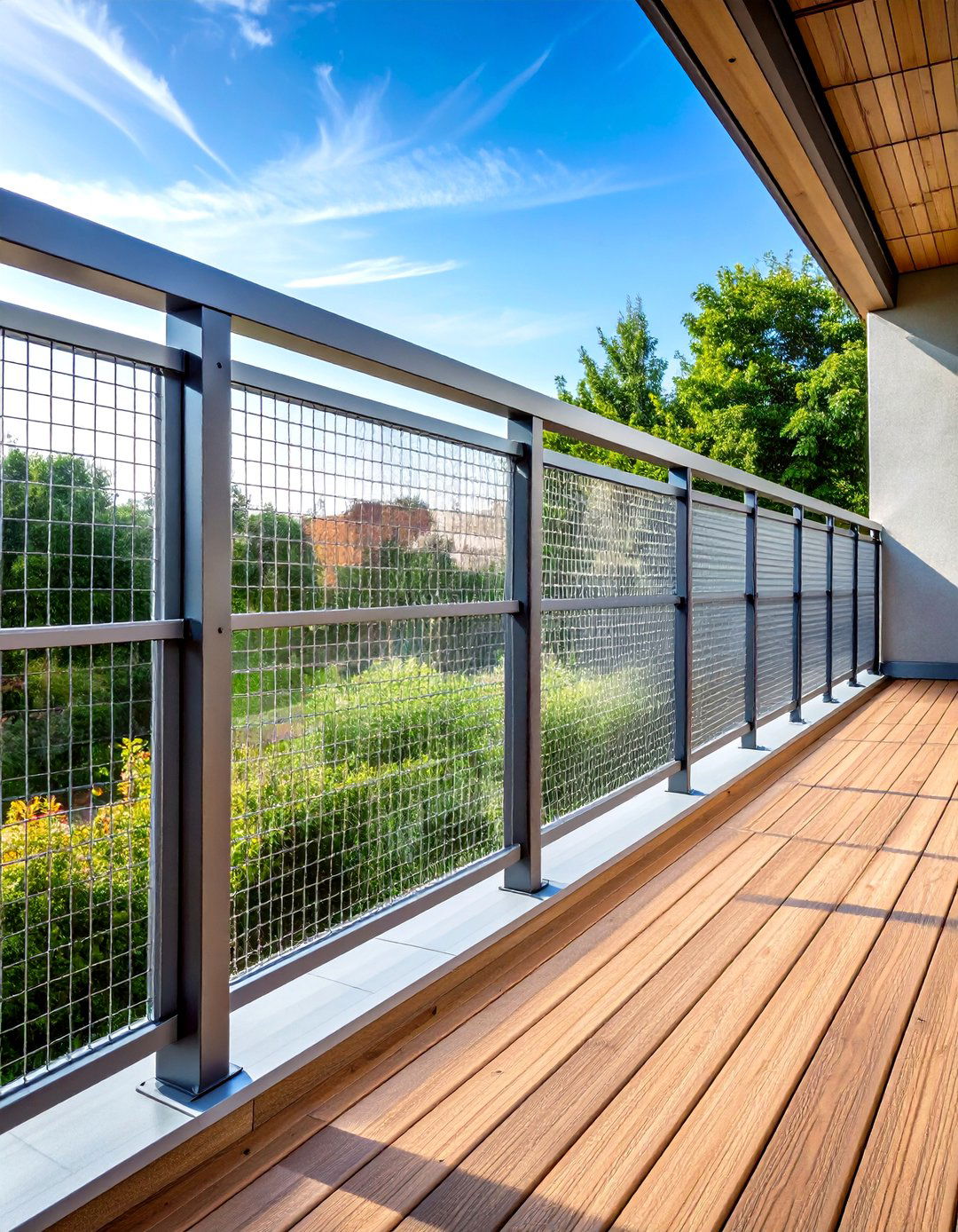 Sliding Panel Hog Wire Deck Railing - 20 Hog Wire Deck Railing Ideas