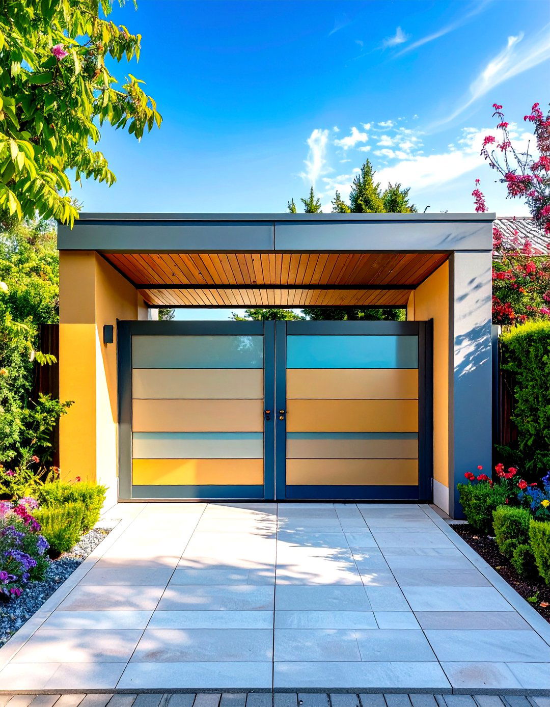 Sliding Panels for Tight Frontages - 20 Front Door Gate Ideas