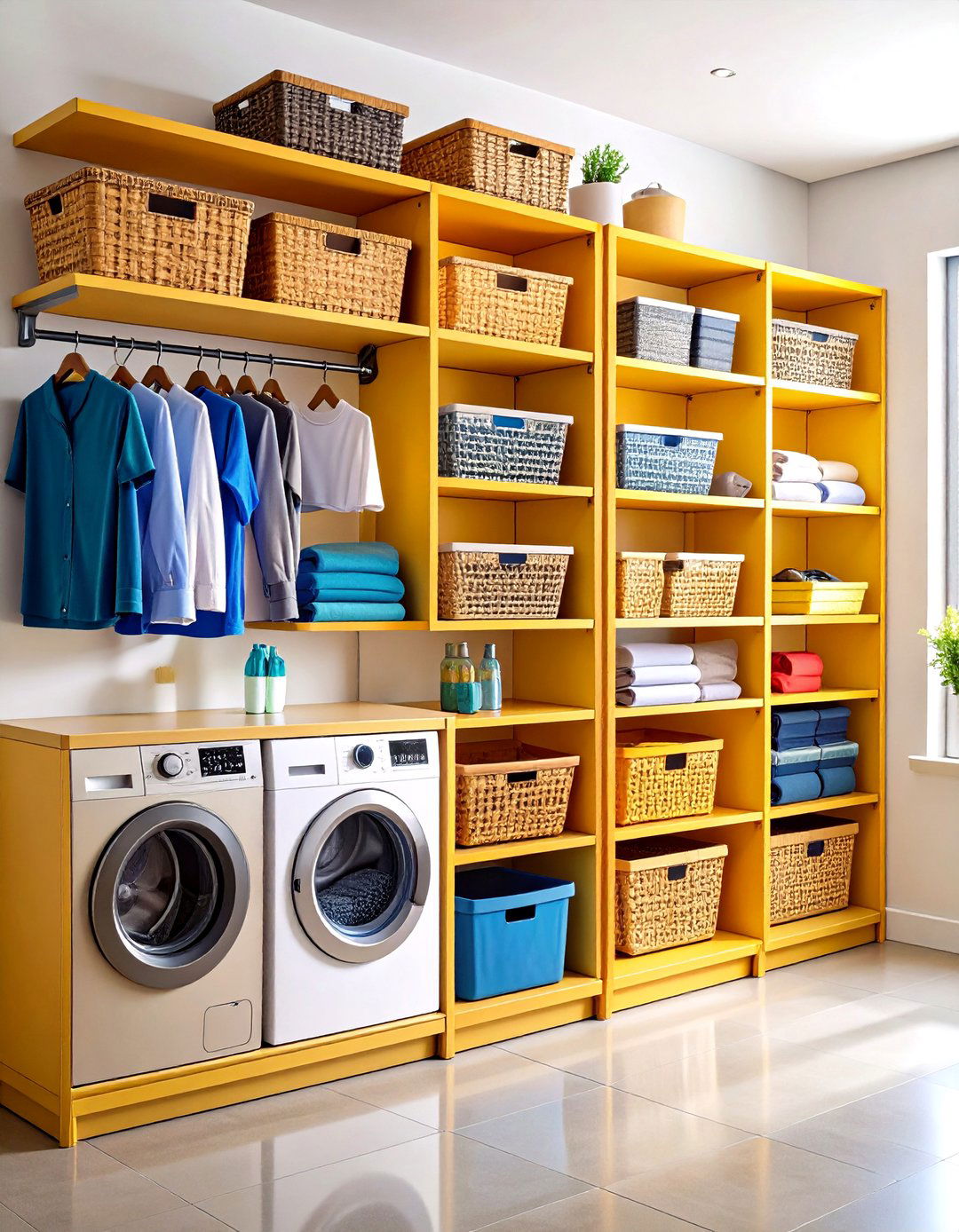 Sliding Wire Baskets Under Shelving Catch Everyday Flats - 20 Garage Shoe Storage Ideas
