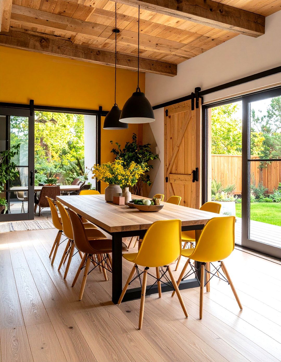 Sliding and Pocket Doors - 20 Small Dining Room Ideas
