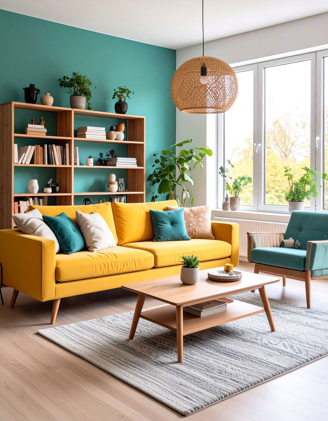 Slim Console Table Behind Sofa - 20 Studio Furniture Ideas