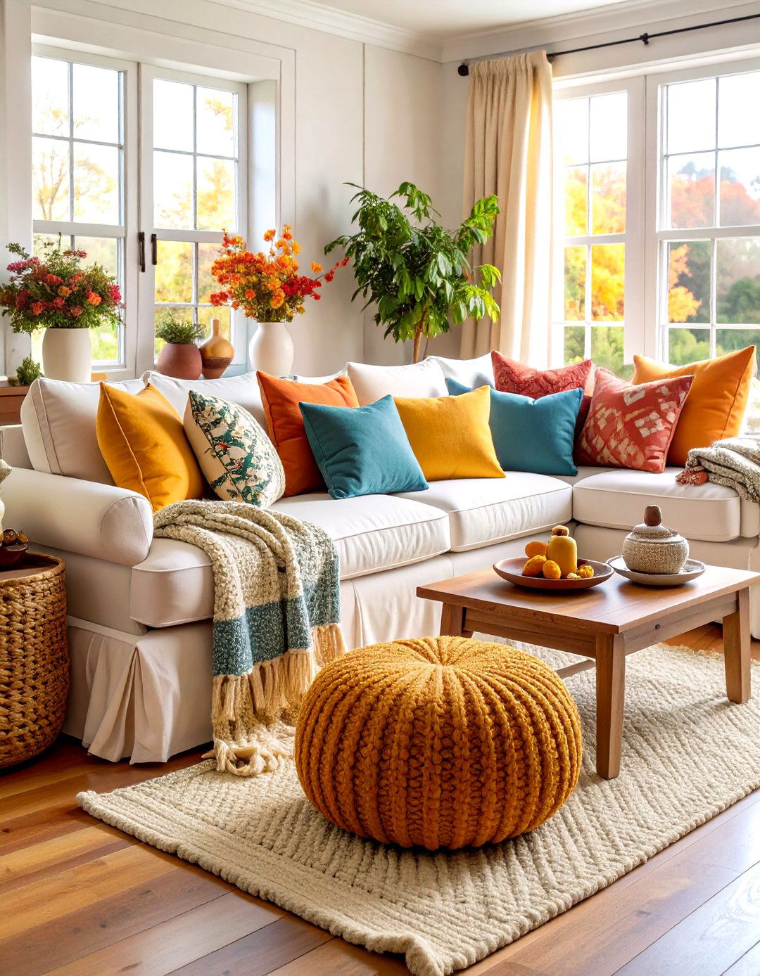 Slipcovered Seating Defines the Hamptons Living Room - 20 Hamptons Living Room Ideas