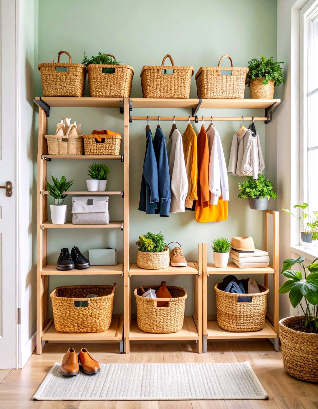 Small Apartment Over the Door Storage Station - 20 small apartment decorating ideas