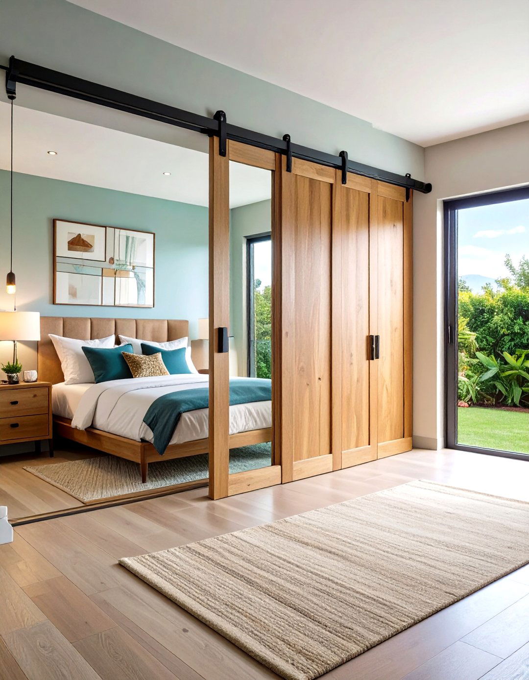Small Apartment Sliding Barn Door Closet - 20 small apartment decorating ideas