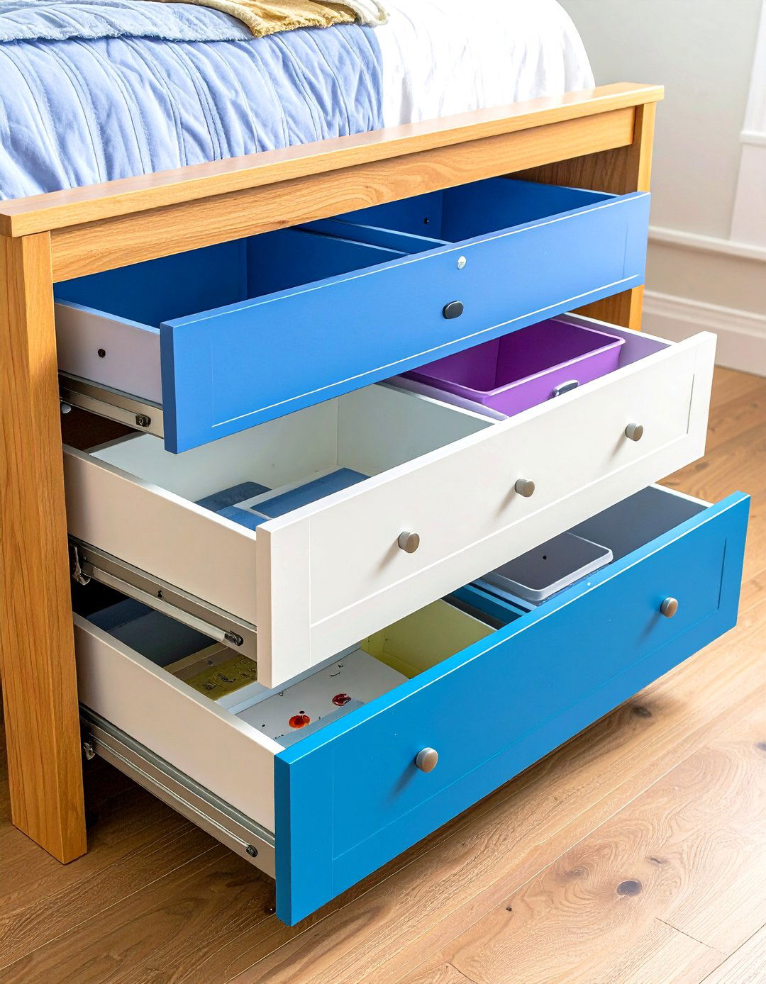 Small Apartment Under Bed Rolling Drawers - 20 small apartment decorating ideas