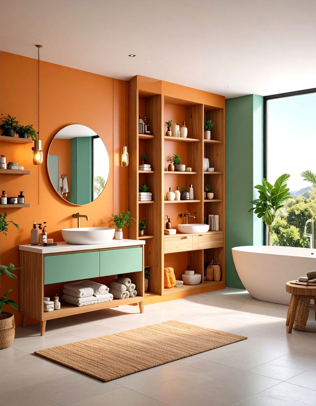 Small Bathroom Built In Alcove Shelving Storage - 20 Small Bathroom Shelving Ideas