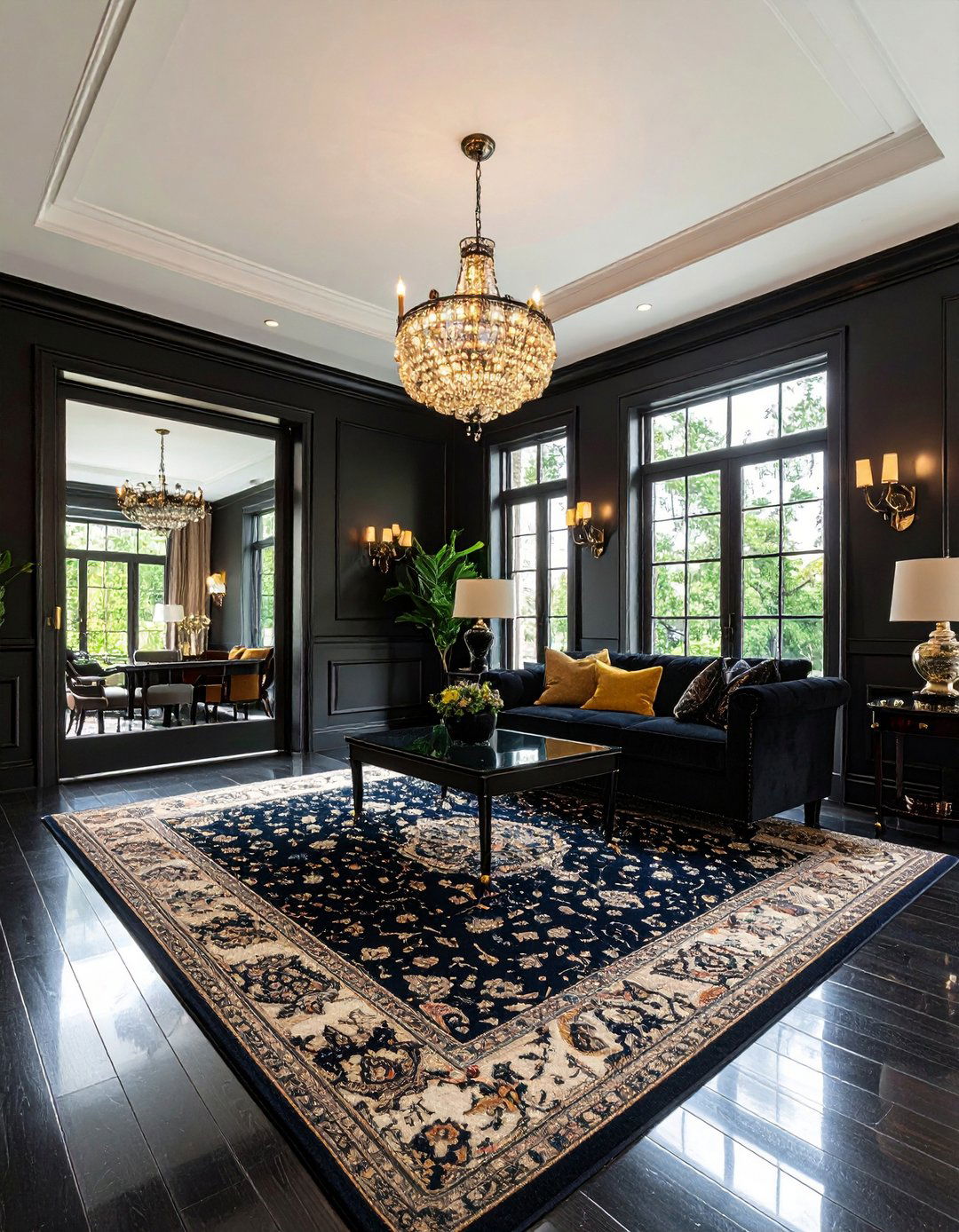 Small Black Room That Feels Bigger - 20 Black Room Ideas