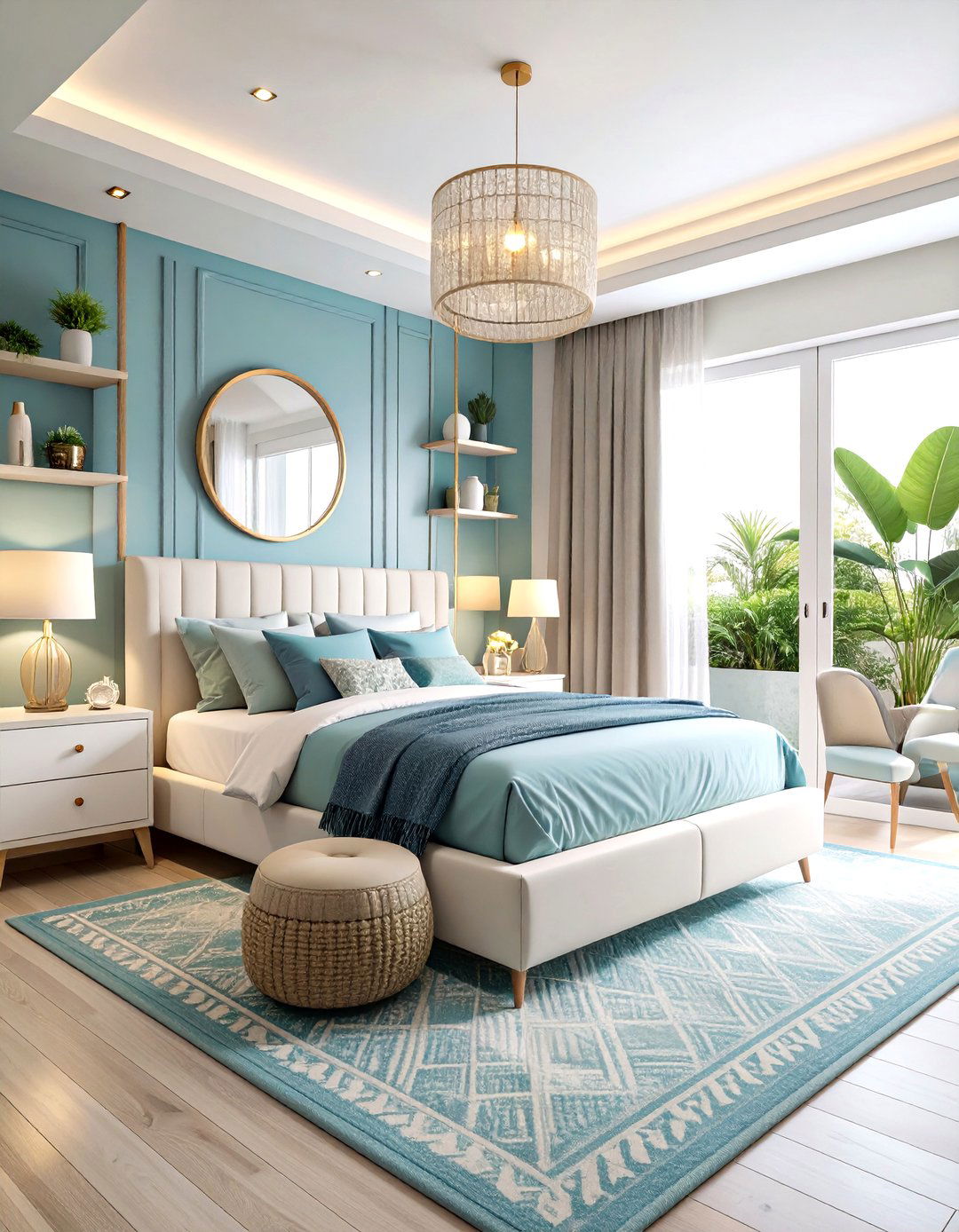 Small Blue and White Bedroom Maximization - 20 Blue and White Bedroom Ideas