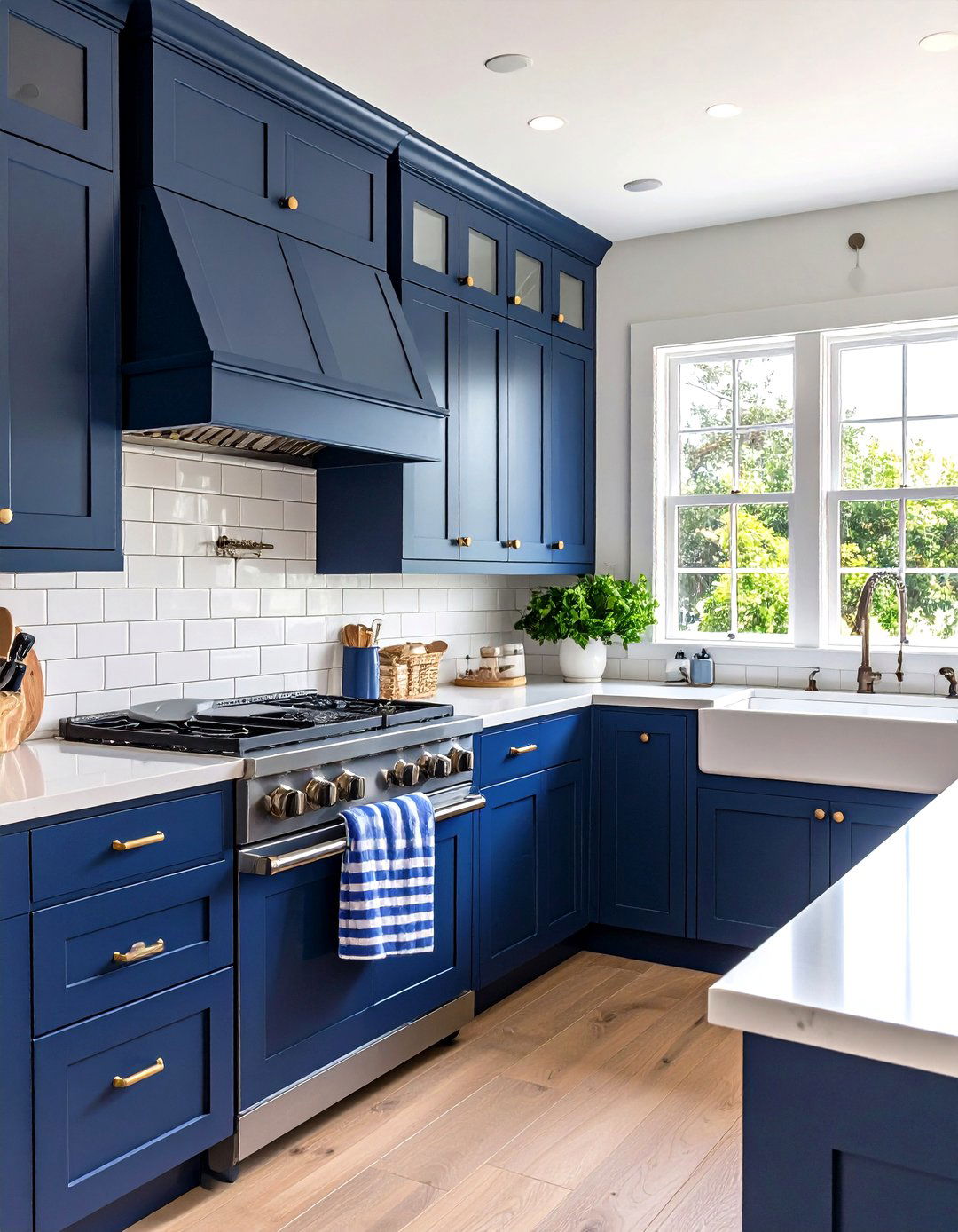 Small Coastal Galley Kitchen - 20 Small Galley Kitchen Ideas on a Budget