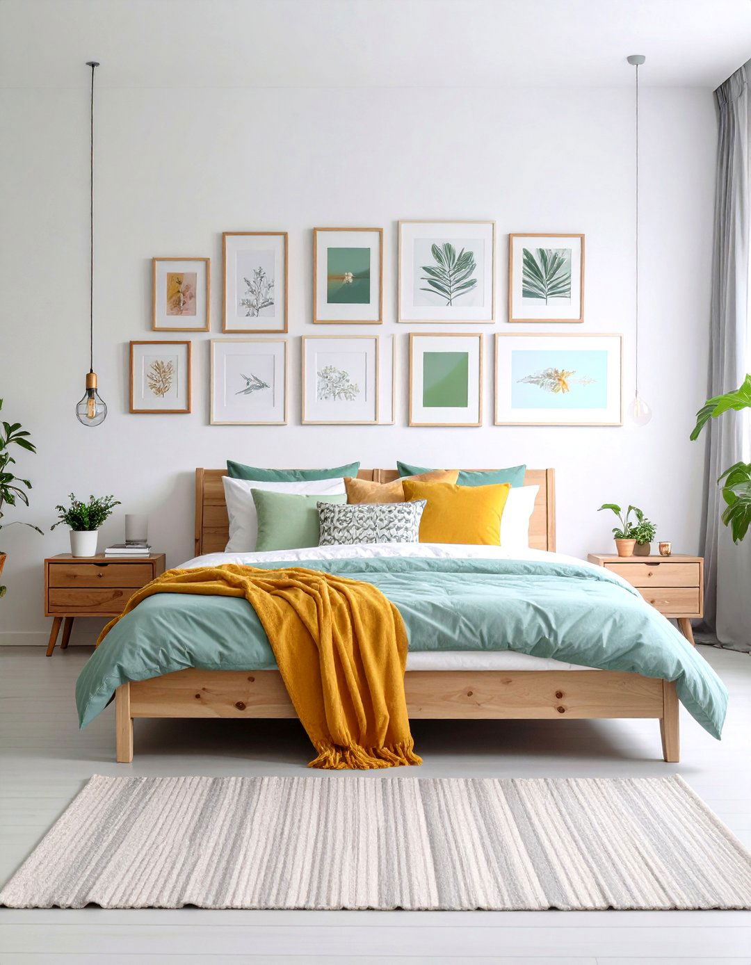 Small Guest Room Art Gallery Grid - 20 small guest room ideas