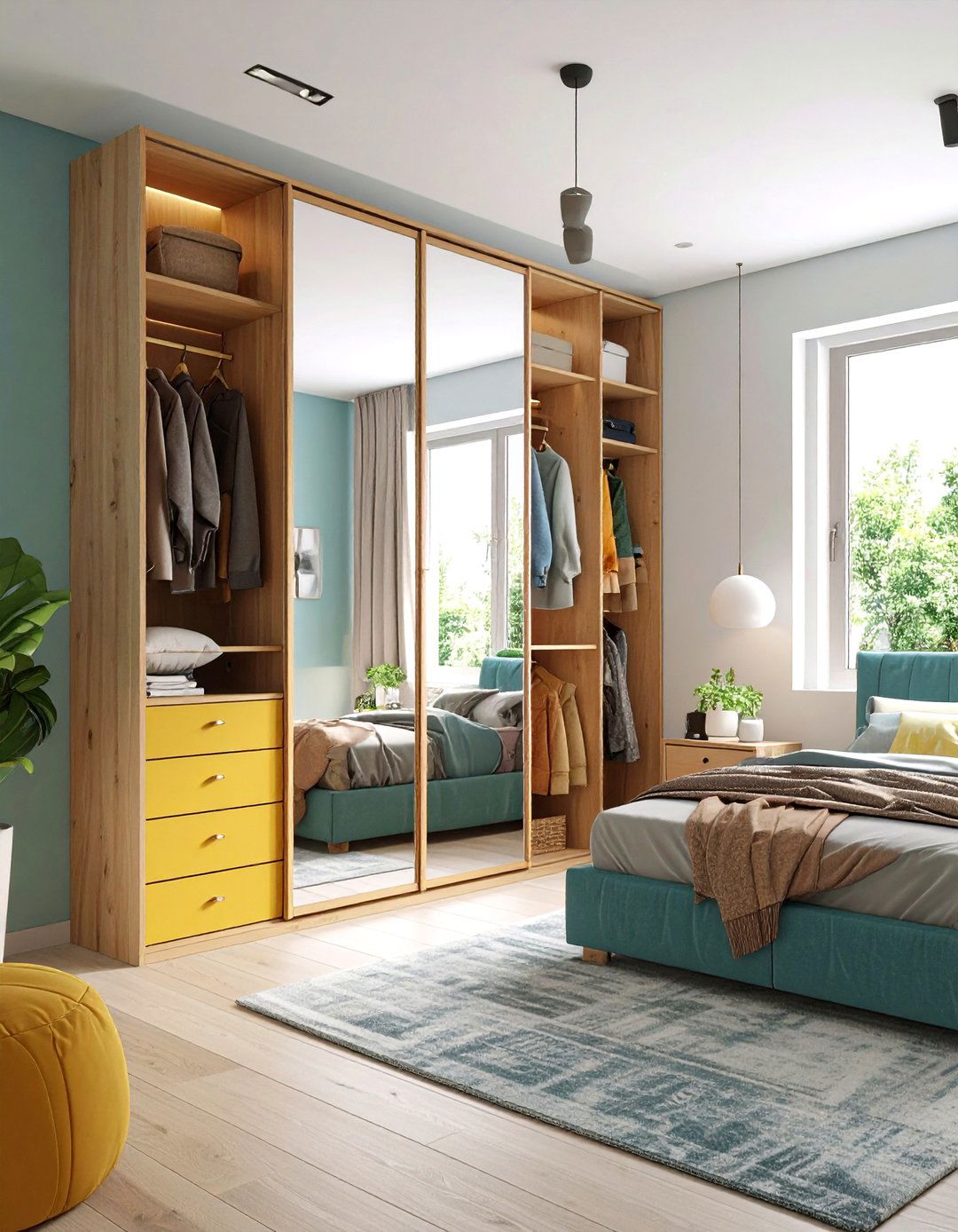 Small Guest Room Corner Wardrobe Tower - 20 small guest room ideas