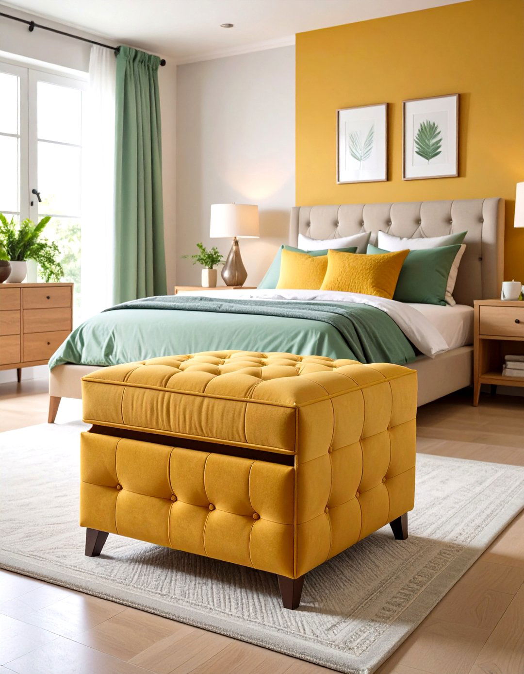Small Guest Room Dual Purpose Ottoman - 20 small guest room ideas