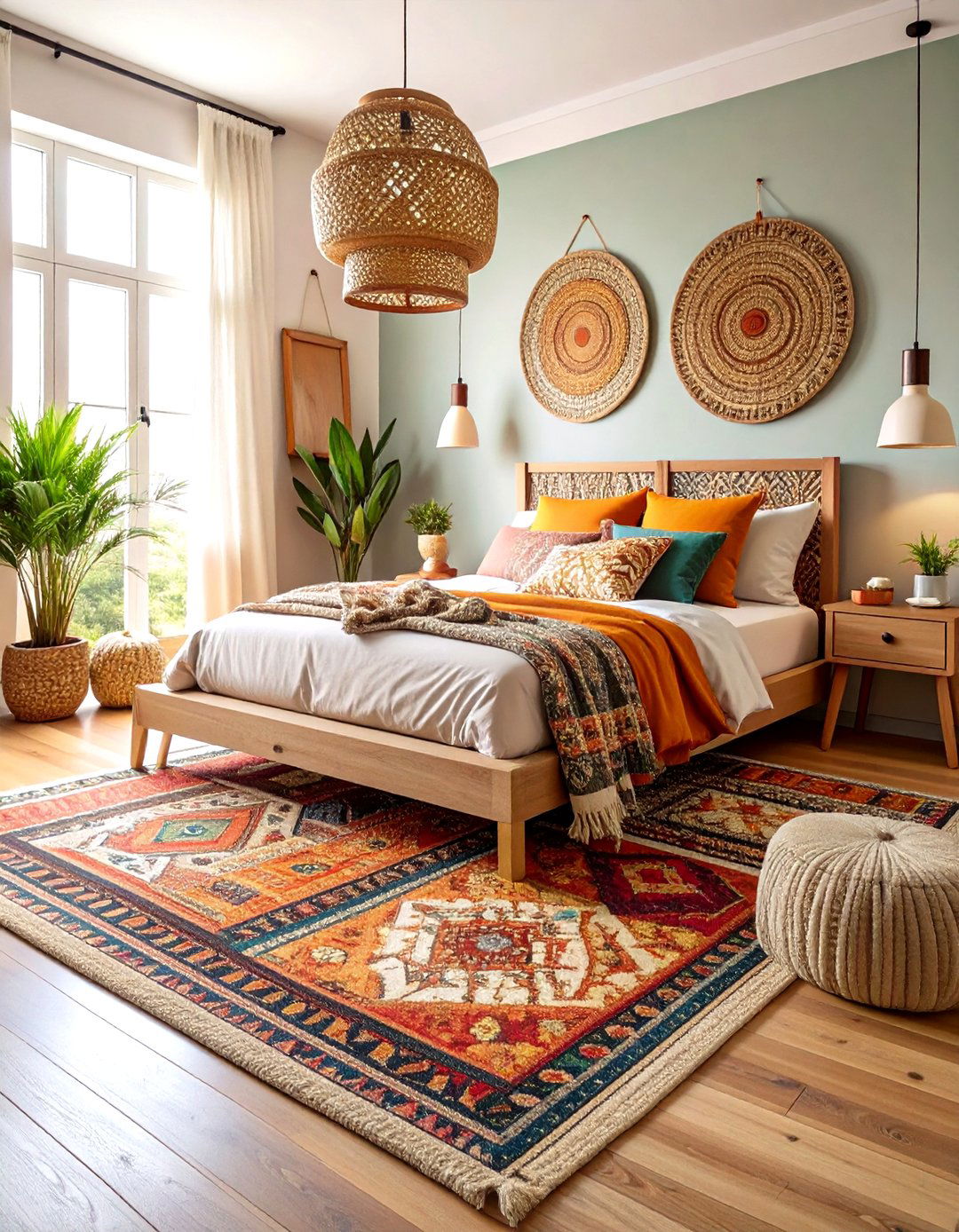 Small Guest Room Modular Rug Zones - 20 small guest room ideas