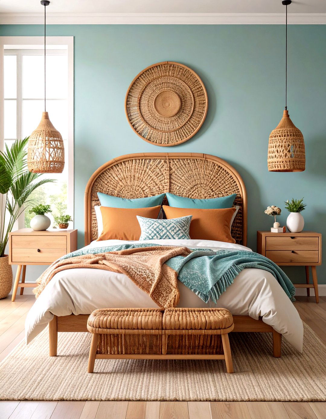 Small Guest Room Statement Headboard Focus - 20 small guest room ideas
