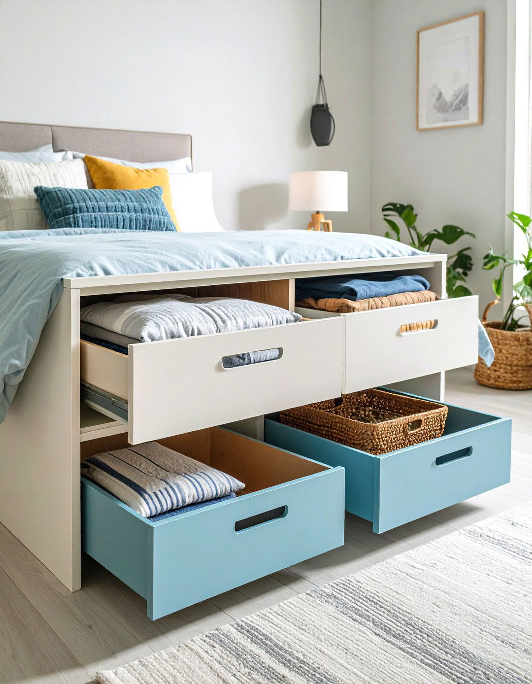 Small Guest Room Under Bed Storage Drawers - 20 small guest room ideas