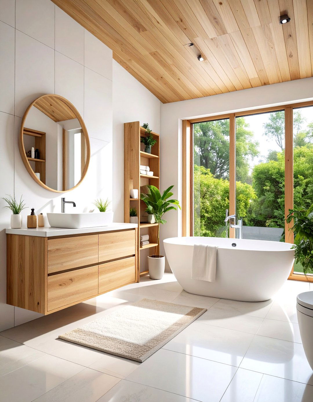 Small Master Bathroom Corner Space Optimization Design - 20 Small Master Bathroom Ideas