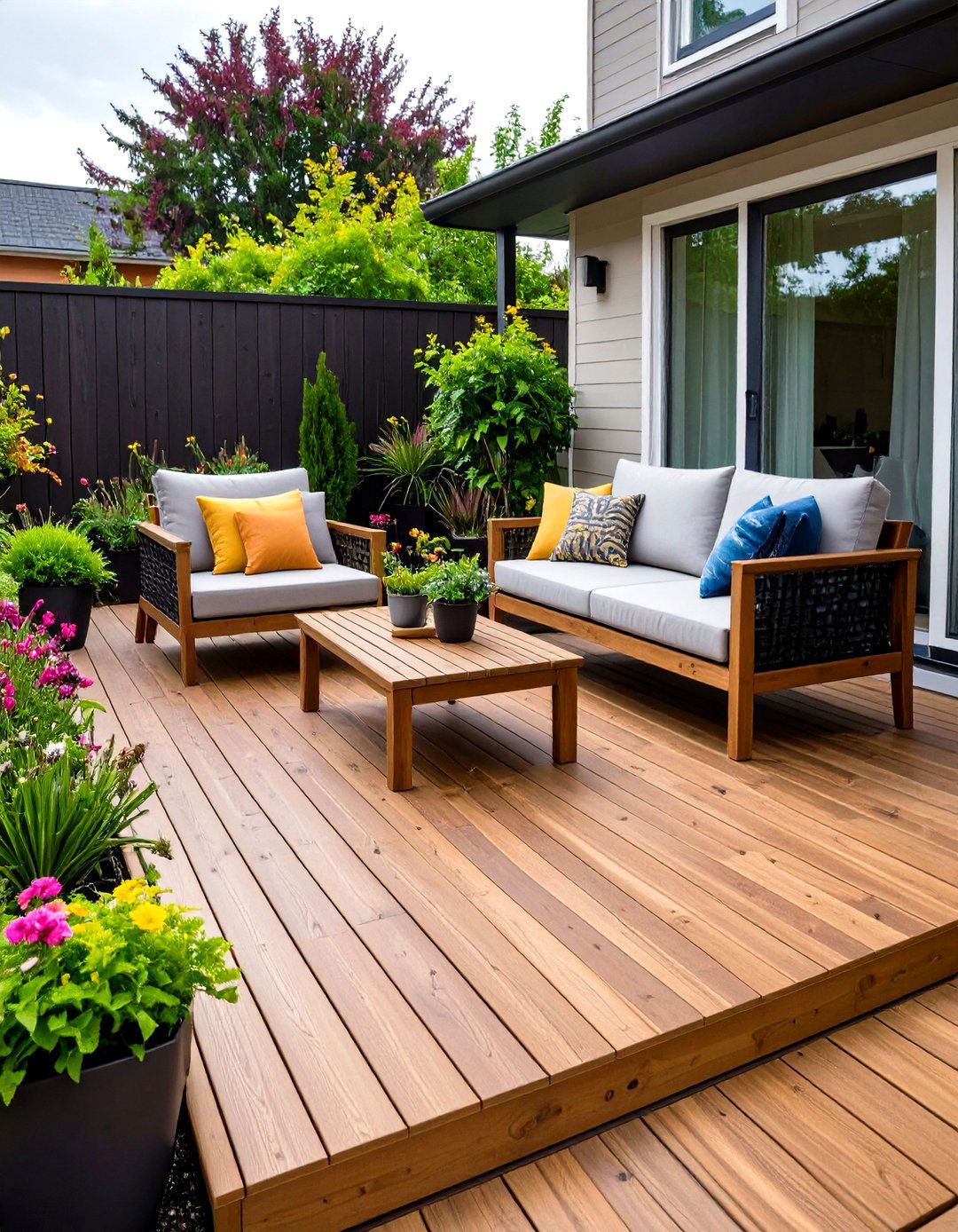 Small Patio or Deck - 20 Small Backyard Landscaping Ideas