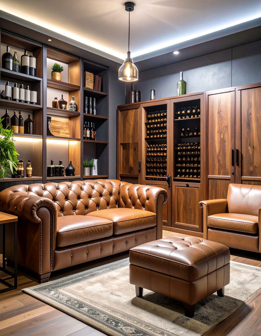 Small Space Cigar Room for Apartment Living - 20 Cigar Room Ideas