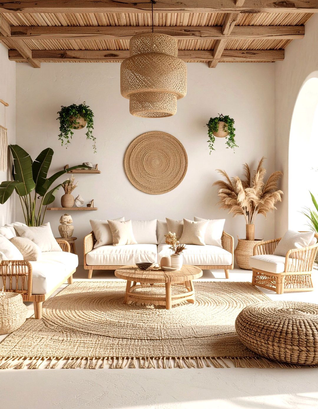 Small Space Expansion - 20 Dulux Egyptian Cotton Living Room Ideas