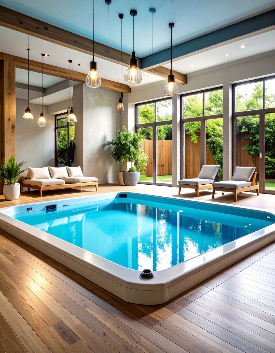 Small Space Indoor Pool Compact Luxury - 20 Indoor Pool Ideas