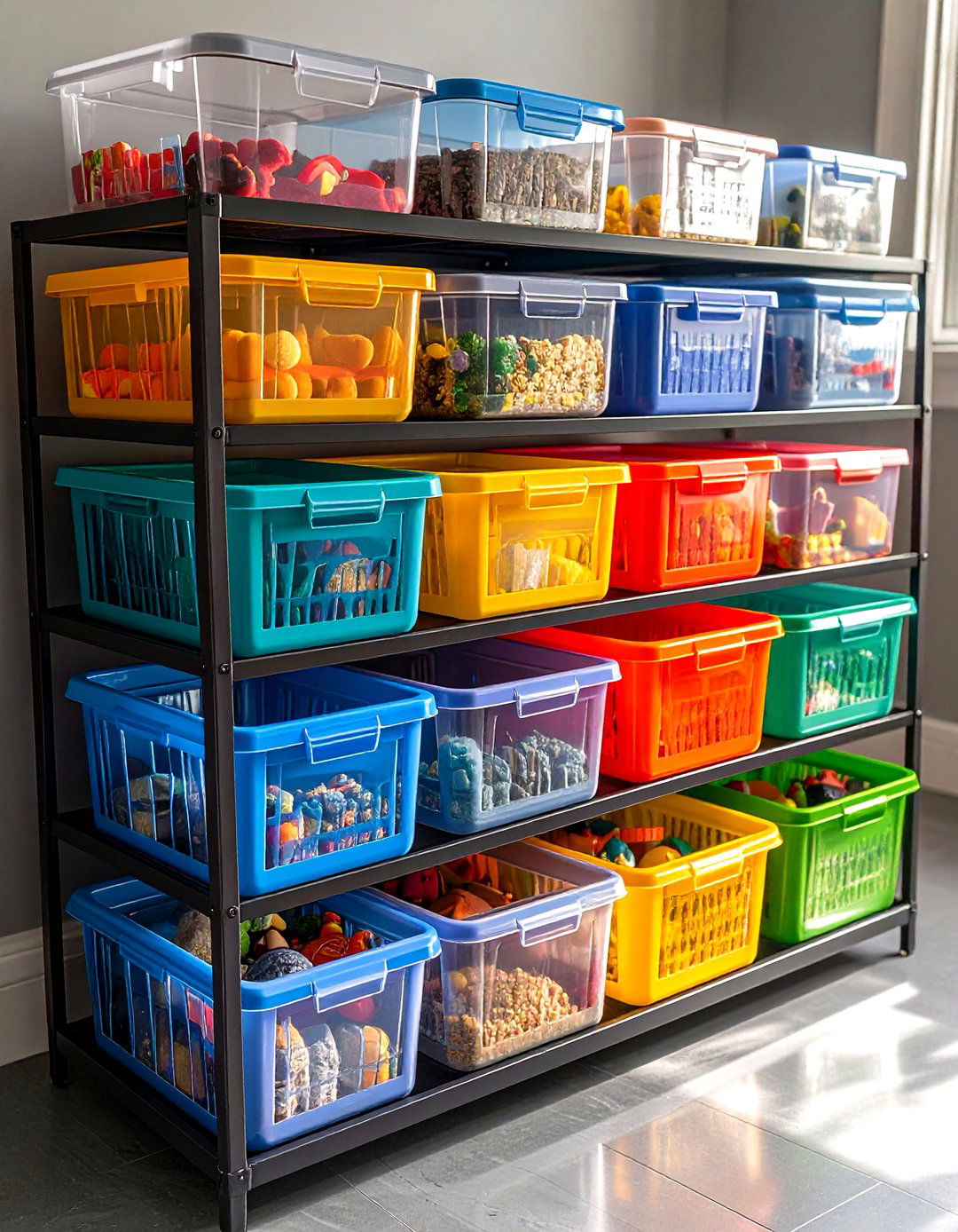 Small Toy Storage Using Food Containers and Drawer Systems - 20 Toy Storage Ideas