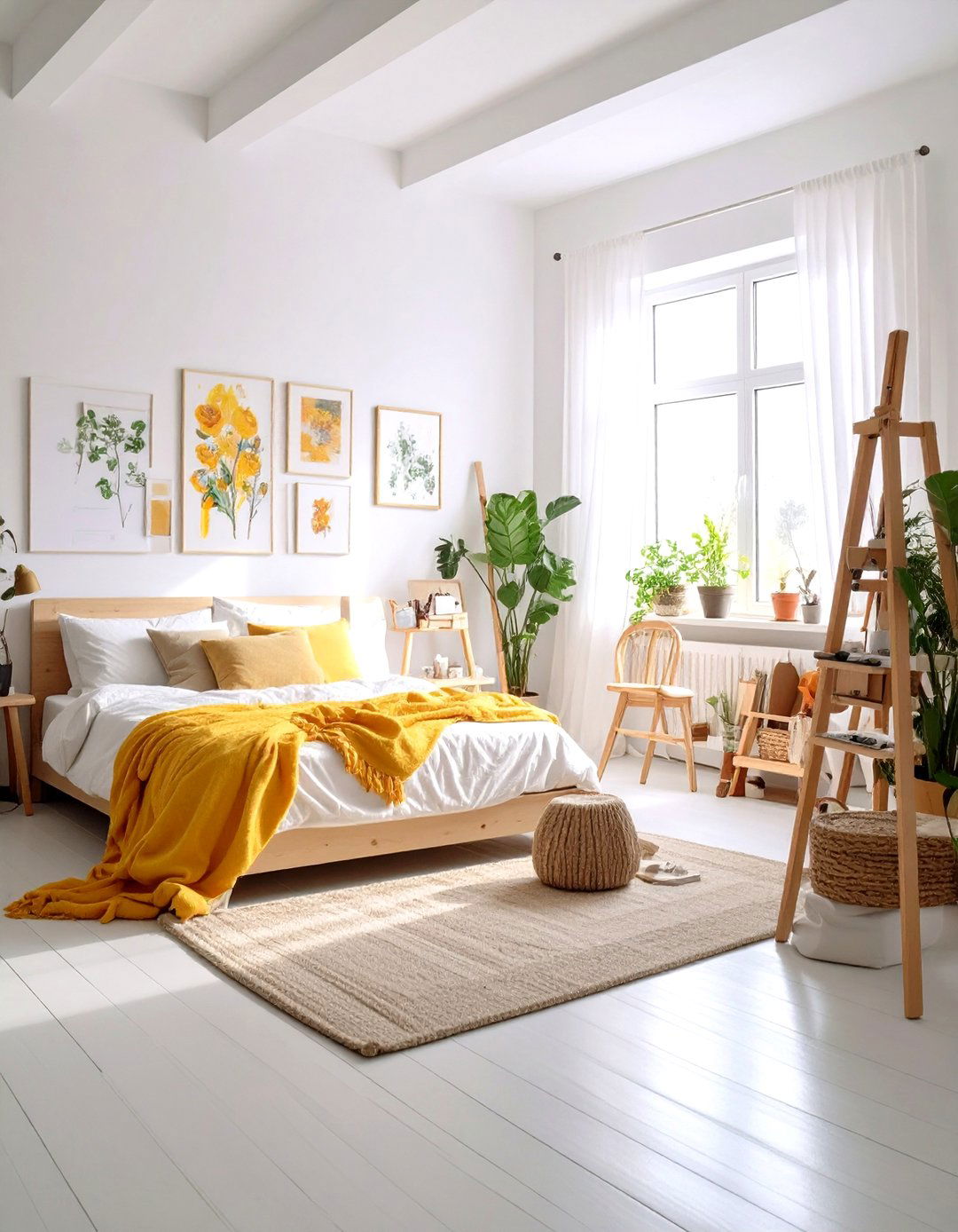 Small White Bedroom Creative Artist Studio - 20 Small White Bedroom Ideas