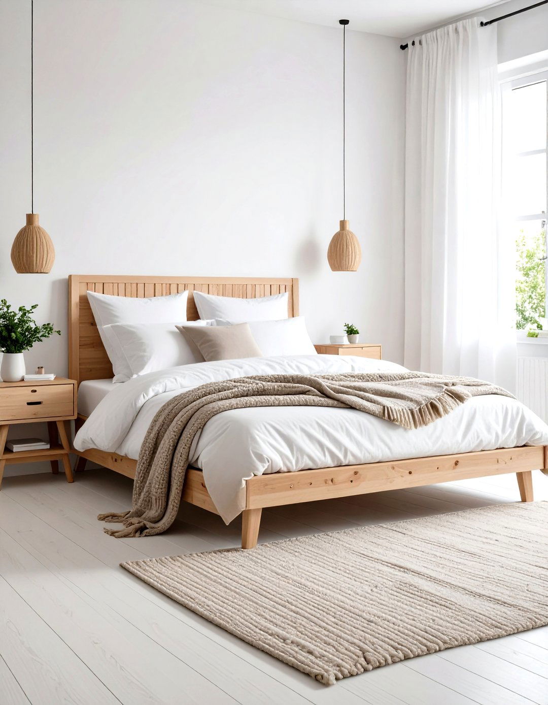 Small White Bedroom Scandinavian Minimalist Haven - 20 Small White Bedroom Ideas