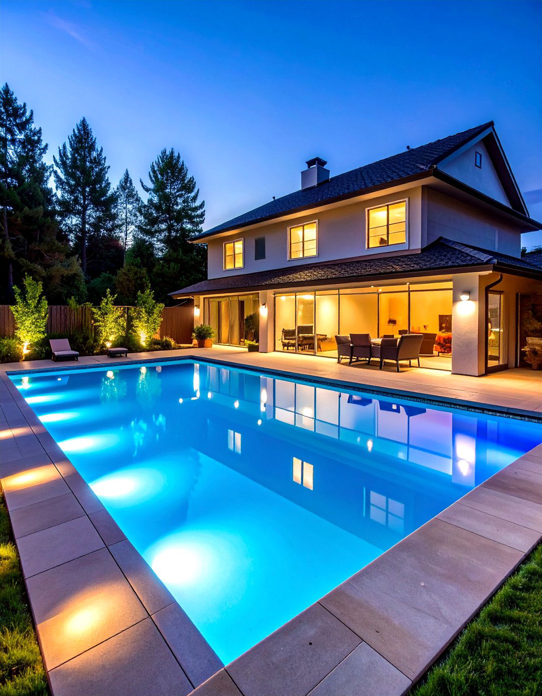Smart App Controlled Pool Lighting Systems - 20 Pool Lighting Ideas