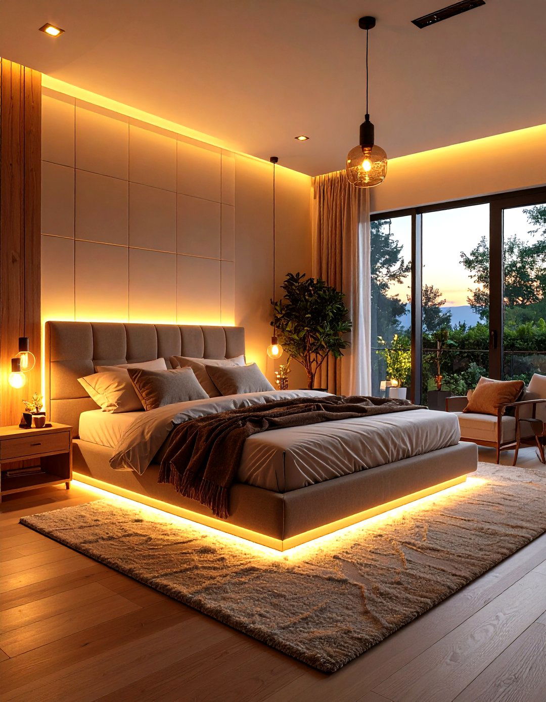 Smart Circadian Lighting for Healthier Sleep - 20 Dreamy Bedroom Design Ideas