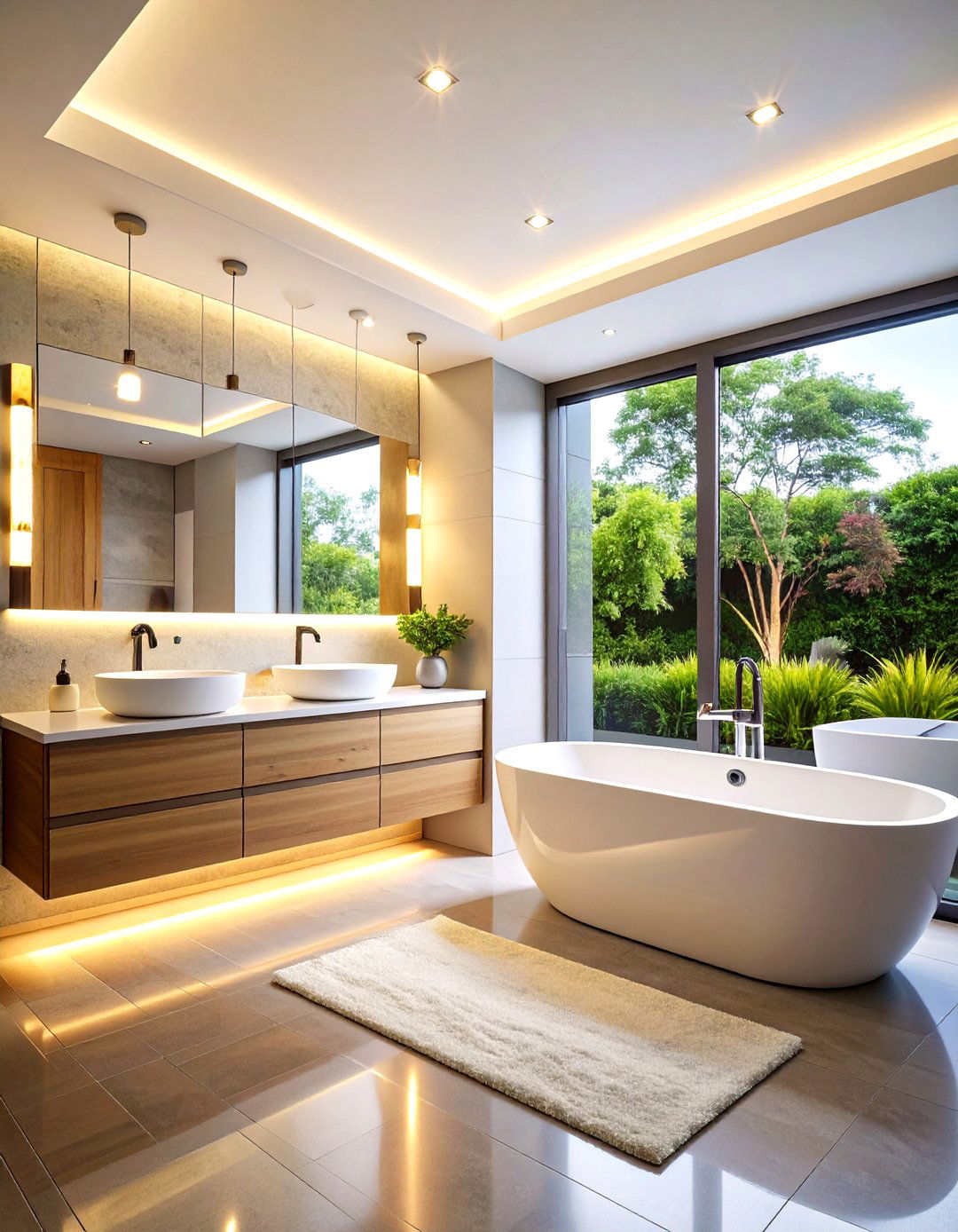 Smart Dimmer System Small Bathroom Lighting - 20 Small Bathroom Lighting Ideas
