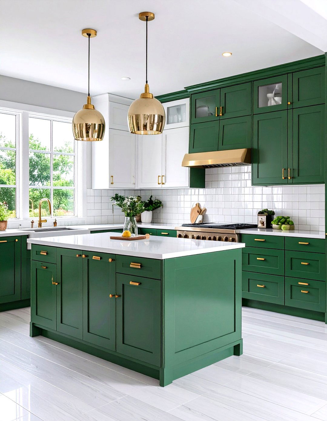 Smart Forest Green Solutions for Compact Kitchens - 20 Forest Green Kitchen Ideas