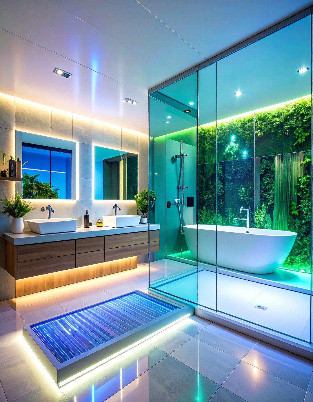 Smart Glass Technology Luxury Bathroom Innovation - 20 luxury bathroom ideas