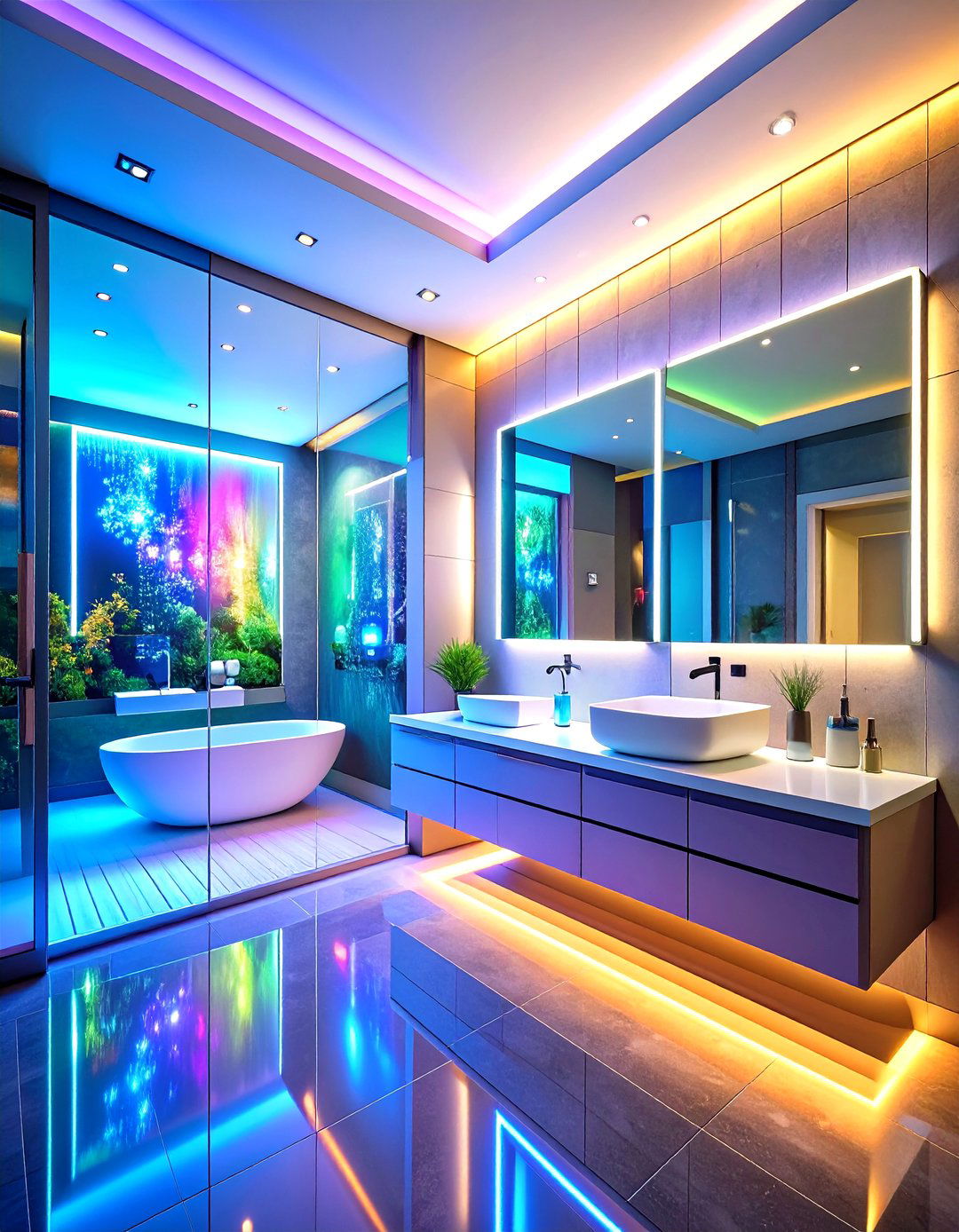 Smart Home Automation Luxury Bathroom Technology - 20 luxury bathroom ideas
