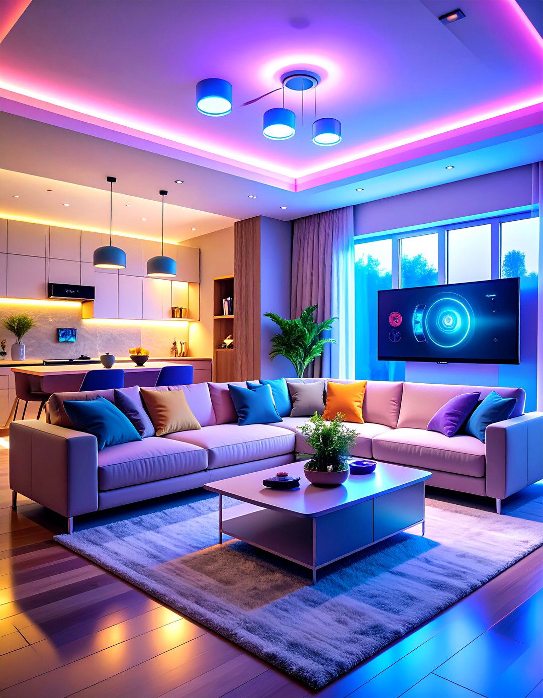 Smart Home Room Decorating with Integrated Technology - 20 Room Decorating Ideas